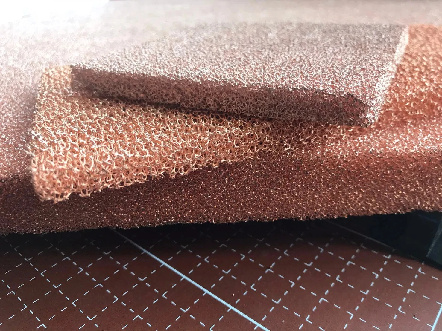 40um 35um 45um 100x100mm Porous Foam Copper Shielding with Supercapacitor Collector
40um 35um 45um 100x100mm Porous Foam Copper Shielding with Supercapacitor Collector
