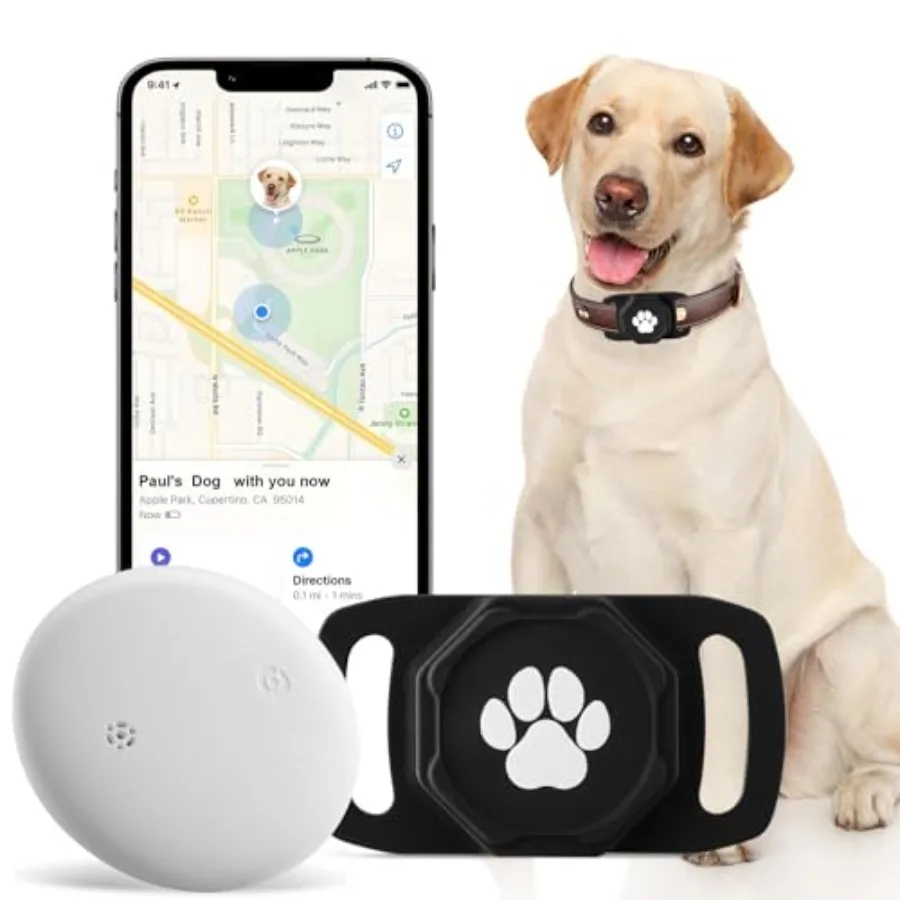 Smart Pet Tracker for Collar - Dog Trackers Pet Location Tracker with Holder, No Monthly Fee, Anti-Lost Tracking Device for Pet
Smart Pet Tracker for Collar - Dog Trackers Pet Location Tracker with Holder, No Monthly Fee, Anti-Lost Tracking Device for Pet