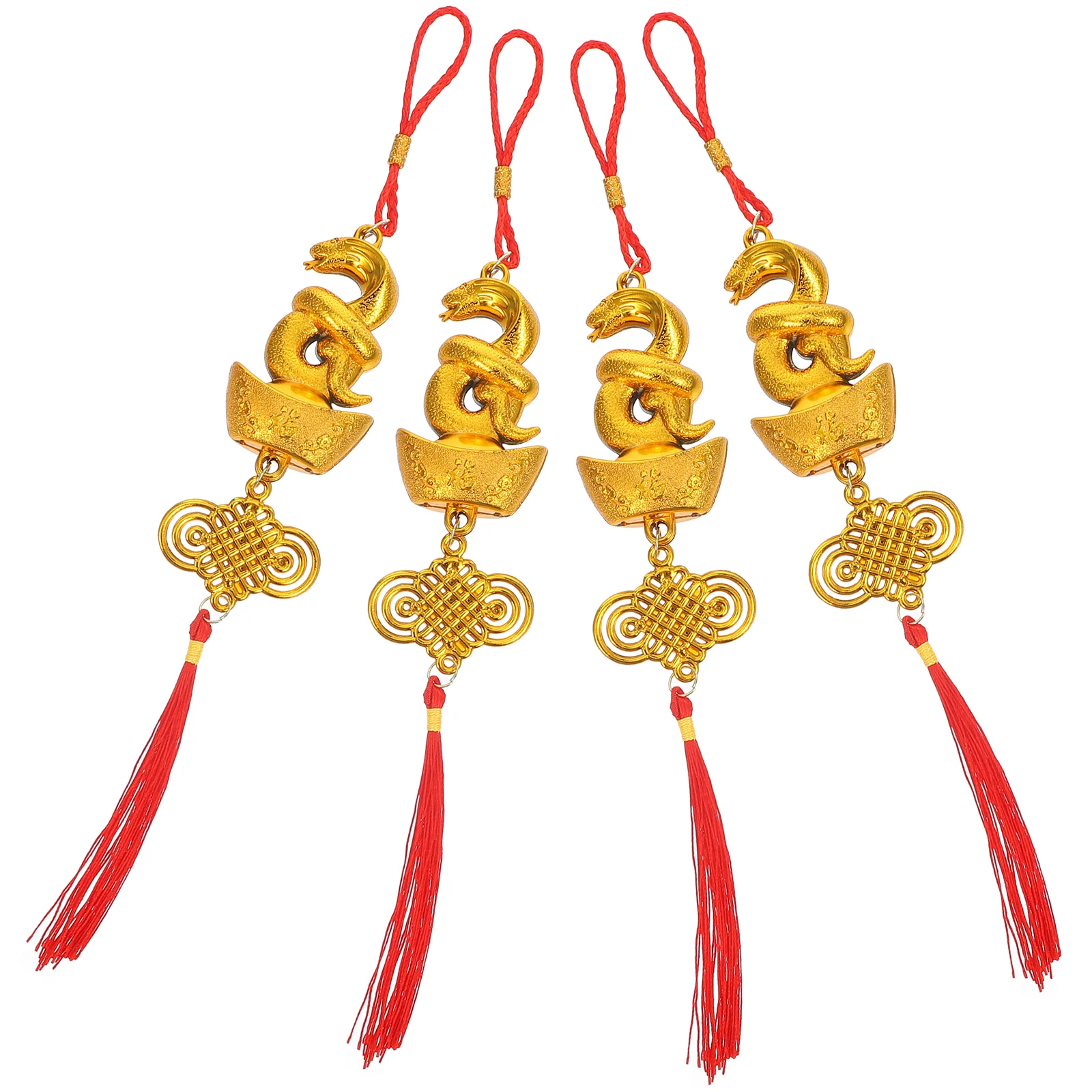 4 Pcs 2025 Snake Pendant Chinese New Year Delicate Style Small Decors Plastic Tassels Hanging Pendants Decorative
4 Pcs 2025 Snake Pendant Chinese New Year Delicate Style Small Decors Plastic Tassels Hanging Pendants Decorative