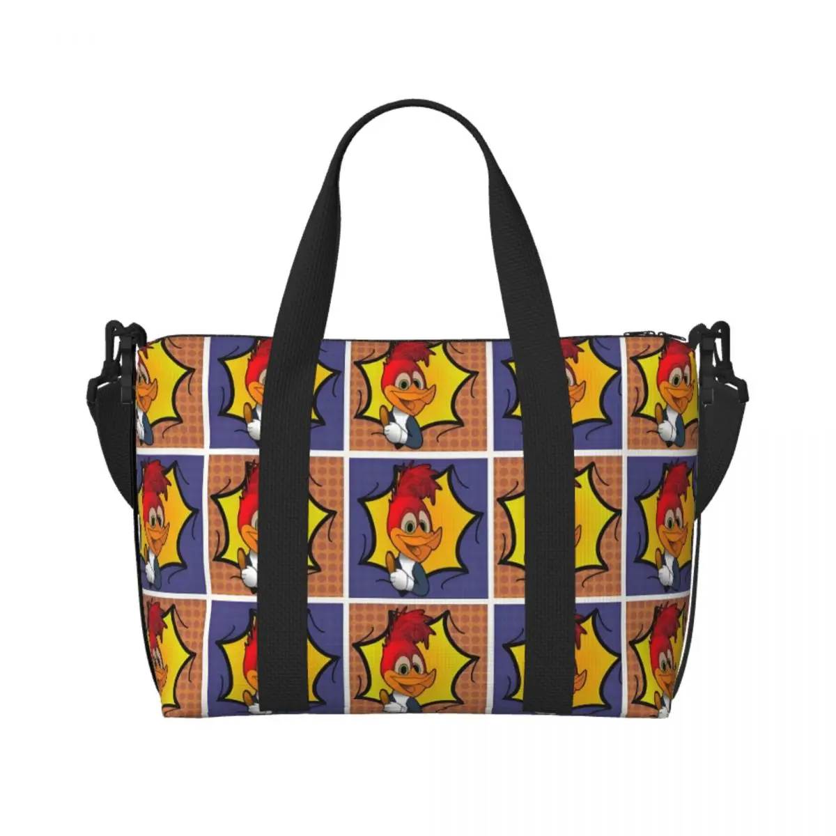 Custom Large Woody Woodpecker Pop Art Tote Bag for Women Anime Cartoon Cute Shoulder Shopping Gym Beach Travel Bag
Custom Large Woody Woodpecker Pop Art Tote Bag for Women Anime Cartoon Cute Shoulder Shopping Gym Beach Travel Bag