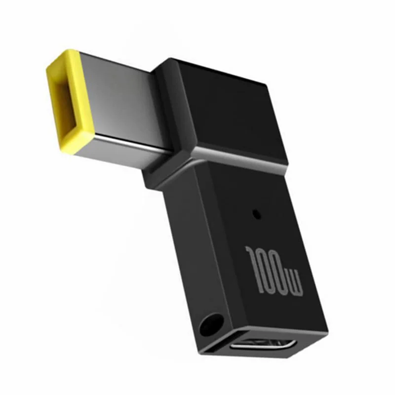 100W USB Type C Female to Square PD Plug Converter USB-C Fast Charging for Thinkpad Laptop DC Power Adapter Connector
100W USB Type C Female to Square PD Plug Converter USB-C Fast Charging for Thinkpad Laptop DC Power Adapter Connector