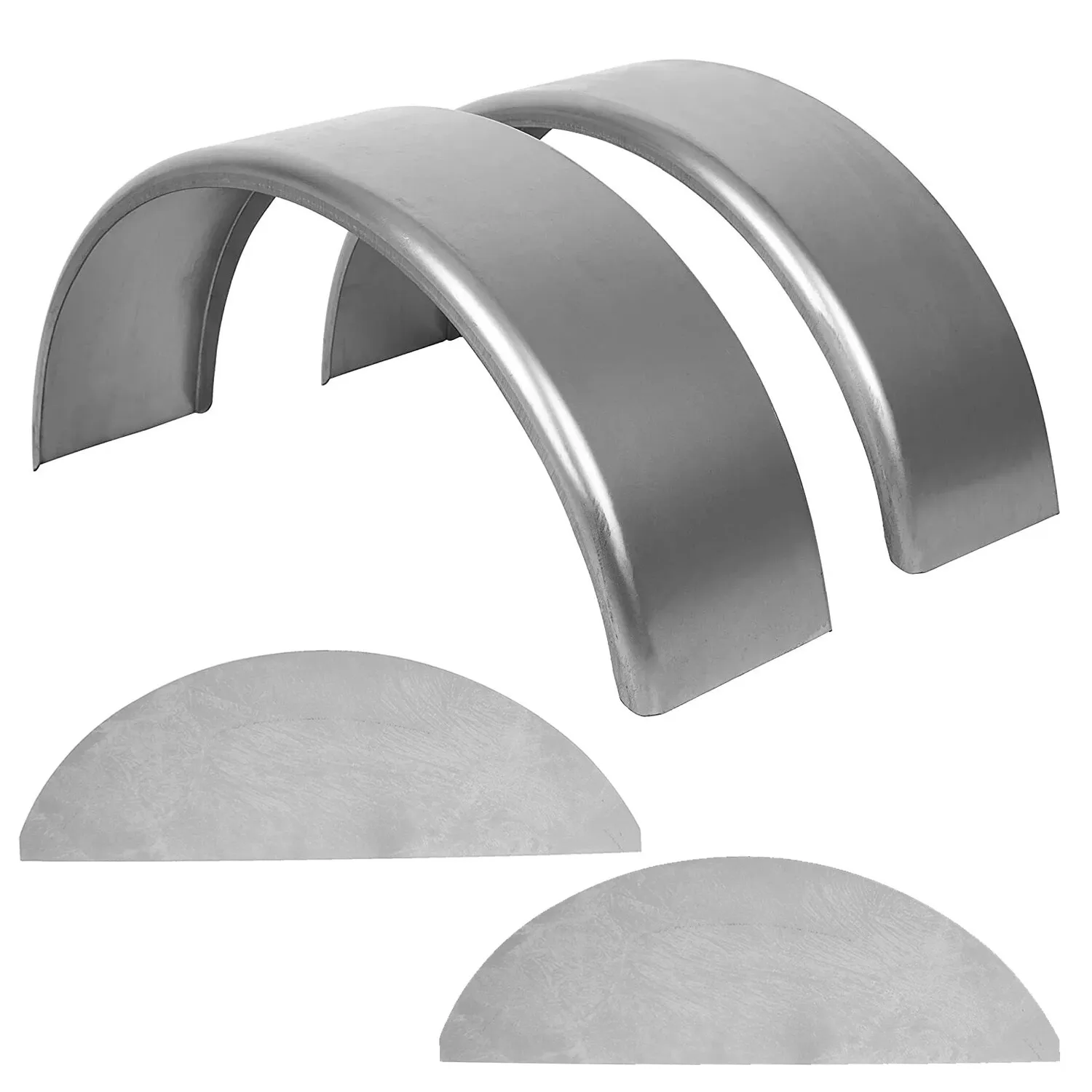 1 Pair Round Single Axle Trailer Fenders & Backs For 14"-16" Wheels
1 Pair Round Single Axle Trailer Fenders & Backs For 14"-16" Wheels