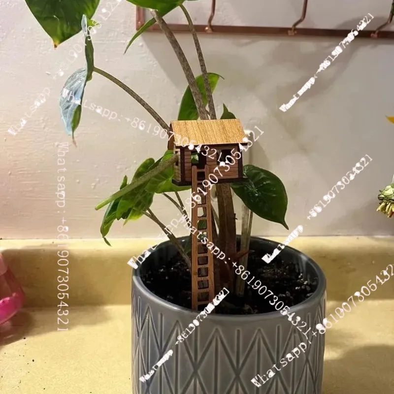 Растительный мини-домик на дереве, деревянные поделки, орнамент, аксессуары для цветочного горшка
Растительный мини-домик на дереве, деревянные поделки, орнамент, аксессуары для цветочного горшка