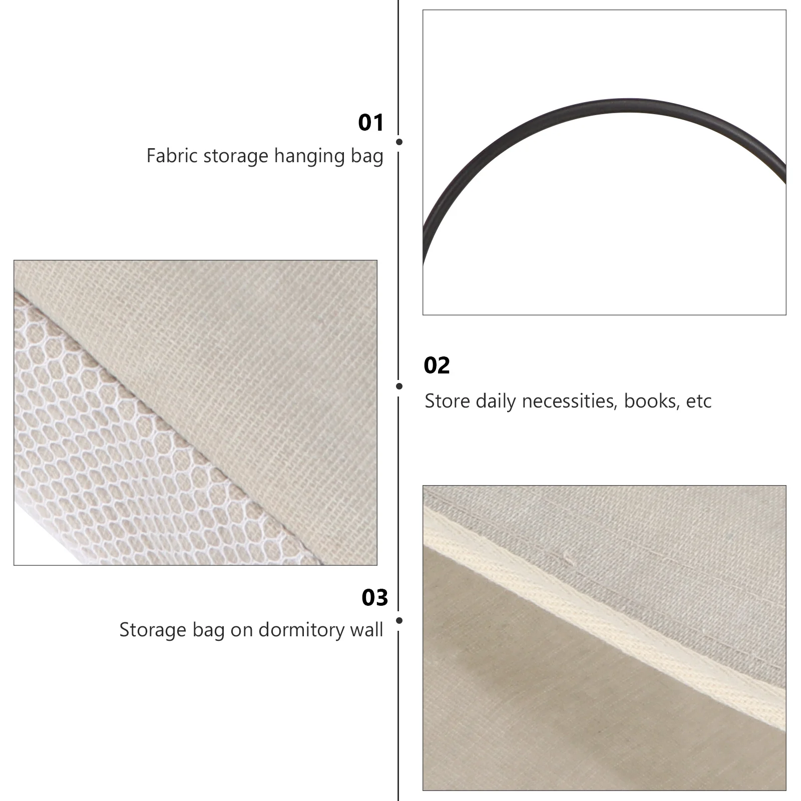 Door Hanging Fabric Bag Large Cloth Storage for Bedroom Living Room Practical Wall Mounted Organizer Bag 
Door Hanging Fabric Bag Large Cloth Storage for Bedroom Living Room Practical Wall Mounted Organizer Bag