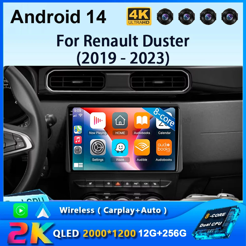 Android14 Car Radio For Renault Duster HM 2 II 2019 - 2023 Arkana 1 I 2019 - 2021 Navigation GPS Multimedia Player stereo BT DSP
Android14 Car Radio For Renault Duster HM 2 II 2019 - 2023 Arkana 1 I 2019 - 2021 Navigation GPS Multimedia Player stereo BT DSP