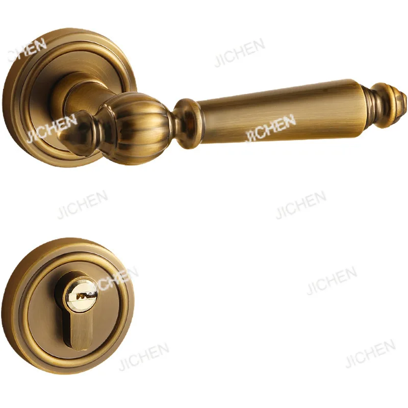 French Bedroom Door Lock Indoor Room Wooden Door Handle Yellow Bronze Vintage Magnetic Mute Household Room Door Lock
French Bedroom Door Lock Indoor Room Wooden Door Handle Yellow Bronze Vintage Magnetic Mute Household Room Door Lock
