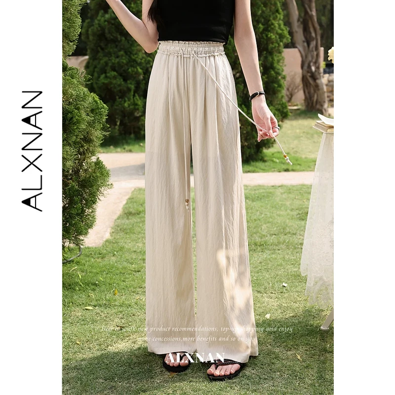 ALXNAN Baggy Pants Women Summer Wide Leg Loose-fit Casual Trousers High Waist Casual Office Lady 2026 Pants Ladies L63792
ALXNAN Baggy Pants Women Summer Wide Leg Loose-fit Casual Trousers High Waist Casual Office Lady 2026 Pants Ladies L63792