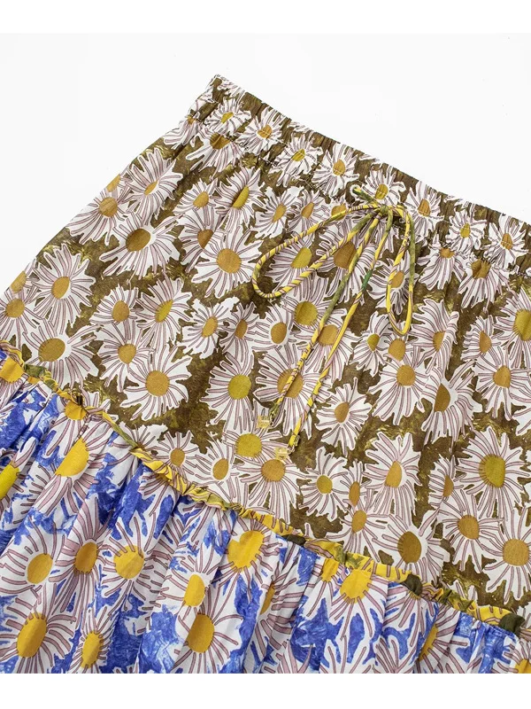 Женский комплект из топа и юбки с принтом, юбка с высокой талией, повседневный уличный стиль, однотонный цветочный принт, топ оверсайз
Женский комплект из топа и юбки с принтом, юбка с высокой талией, повседневный уличный стиль, однотонный цветочный принт, топ оверсайз