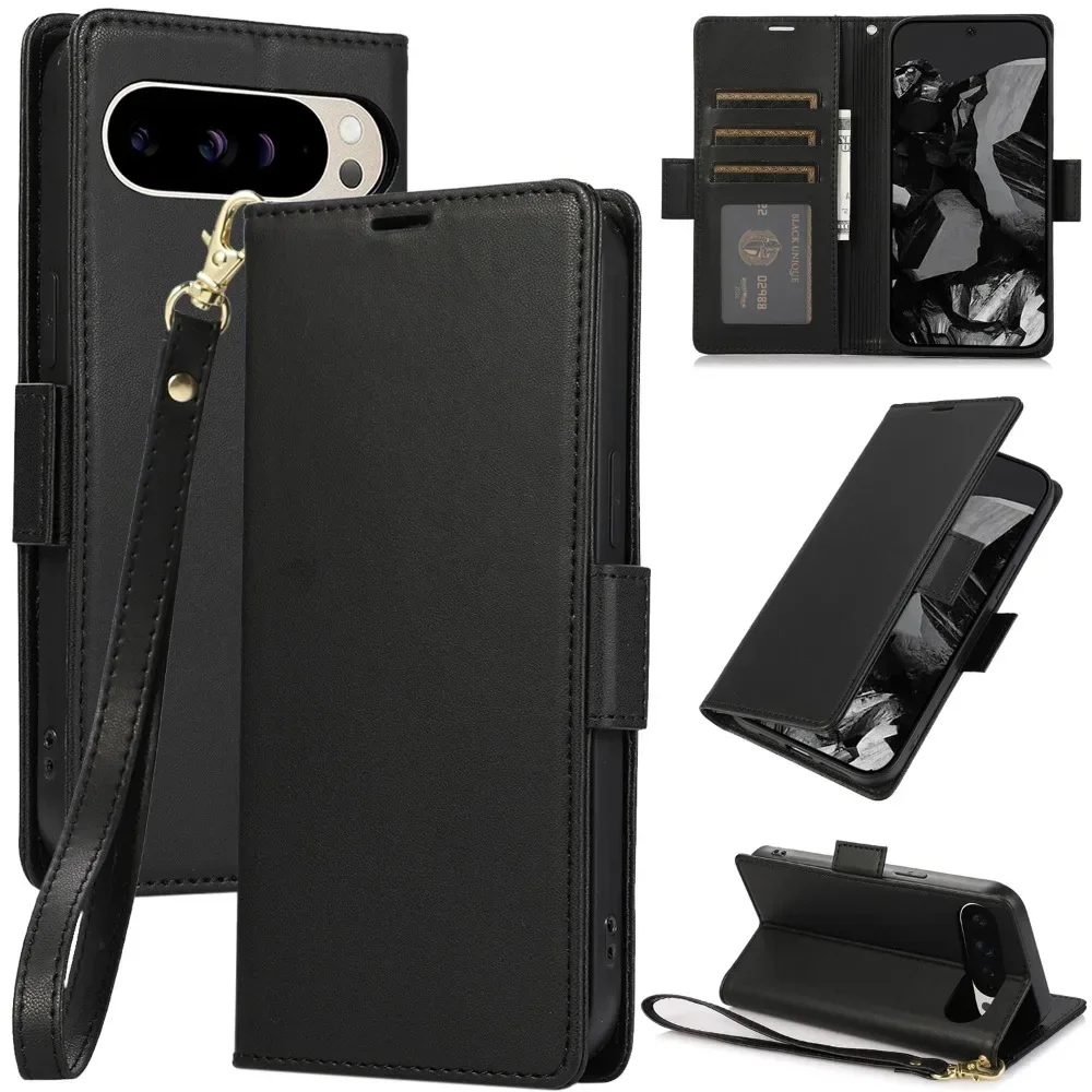 Wrist Strap Leather Wallet Stand Phone Case for Google Pixel 6 7 8 9 Pro XL 6A 7A 8A Purse with Card Holder Protective Cover
Wrist Strap Leather Wallet Stand Phone Case for Google Pixel 6 7 8 9 Pro XL 6A 7A 8A Purse with Card Holder Protective Cover
