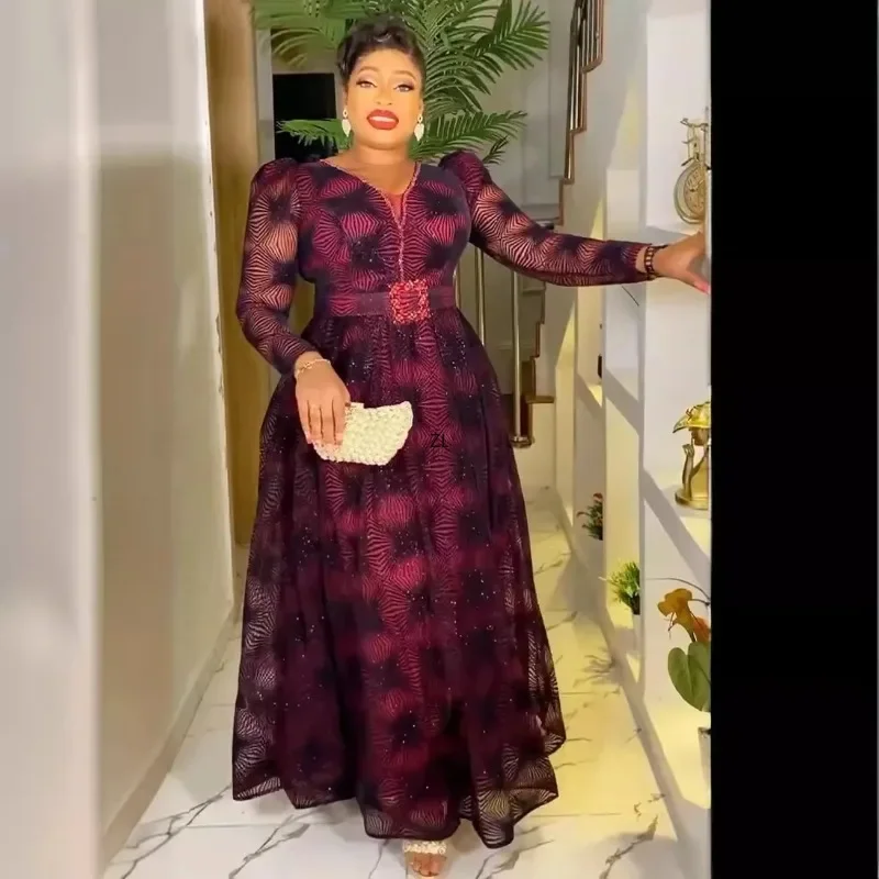 2024 Elegant African Dresses for Women Plus Size Evening Party Long Dress Africa Clothing Muslim Print Maxi Dress Outfits L-3XL
2024 Elegant African Dresses for Women Plus Size Evening Party Long Dress Africa Clothing Muslim Print Maxi Dress Outfits L-3XL