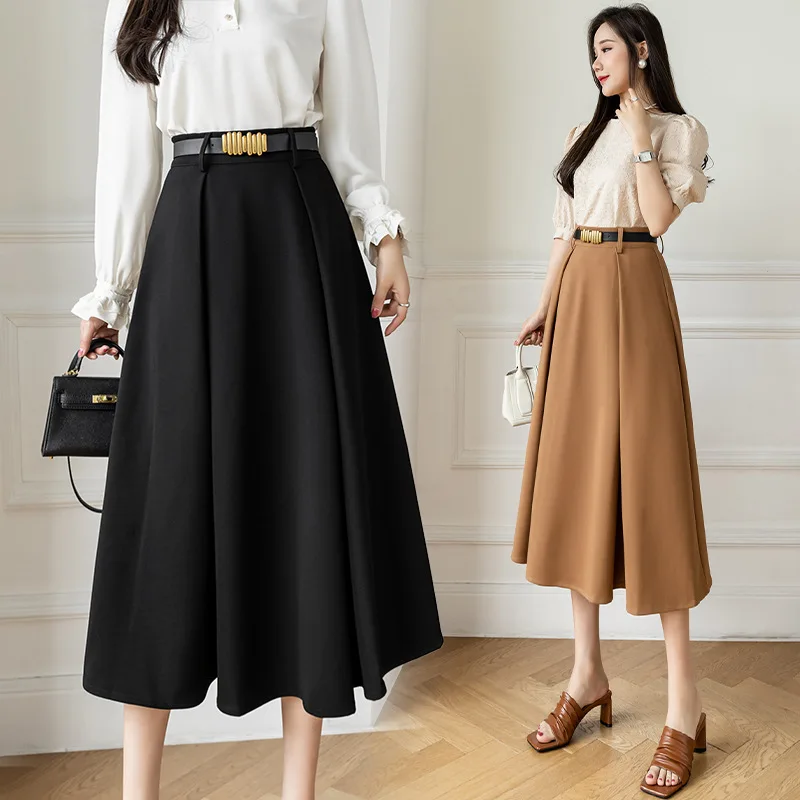2023 Summer New Simple Solid Color Women Mid Length Half Length Dress OL Commuter Professional Lady Skirt
2023 Summer New Simple Solid Color Women Mid Length Half Length Dress OL Commuter Professional Lady Skirt
