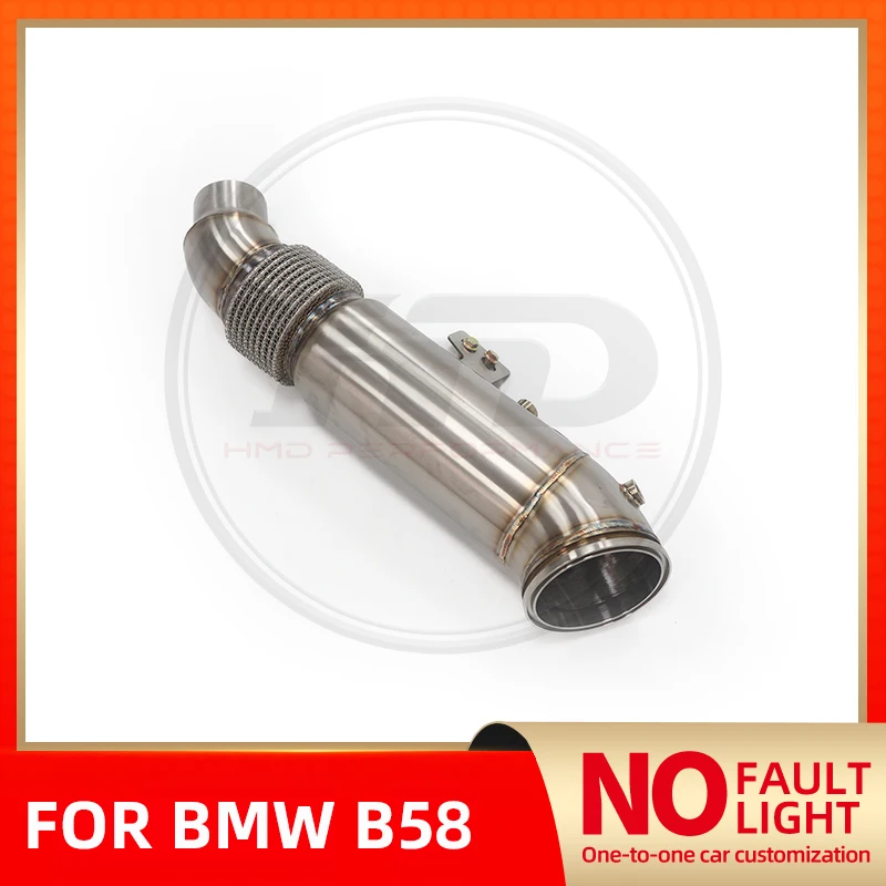 HMD No Fault Light Downpipe for BMW B58 Without Heat shield High Flow Performance Exhaust System Stainless Steel
HMD No Fault Light Downpipe for BMW B58 Without Heat shield High Flow Performance Exhaust System Stainless Steel