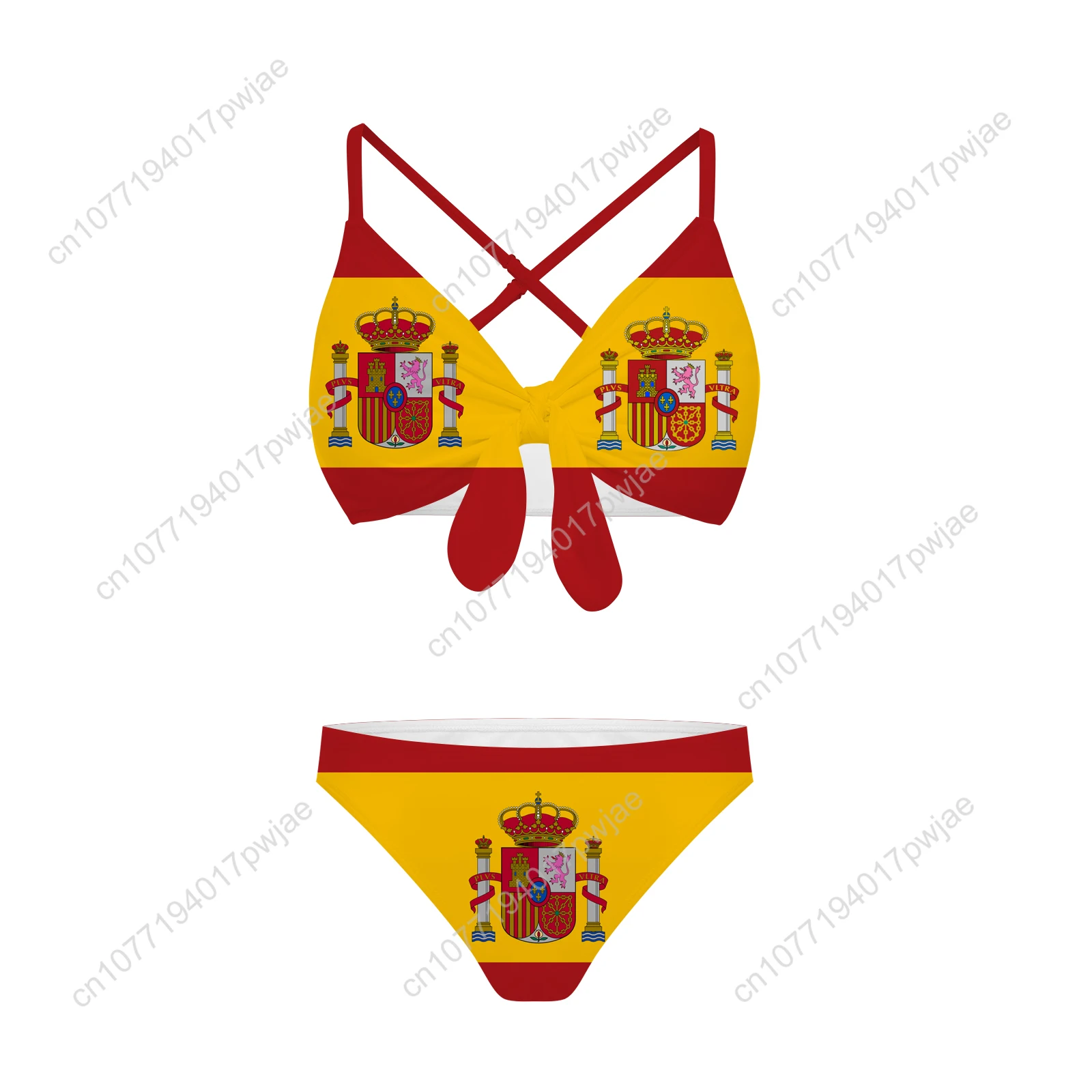 Spanish National Emblem Vox Suits Cross Strap Suspenders Swimsuits Womens Bikini Pool Party Beach Swimwear Customized Beachwear
Spanish National Emblem Vox Suits Cross Strap Suspenders Swimsuits Womens Bikini Pool Party Beach Swimwear Customized Beachwear