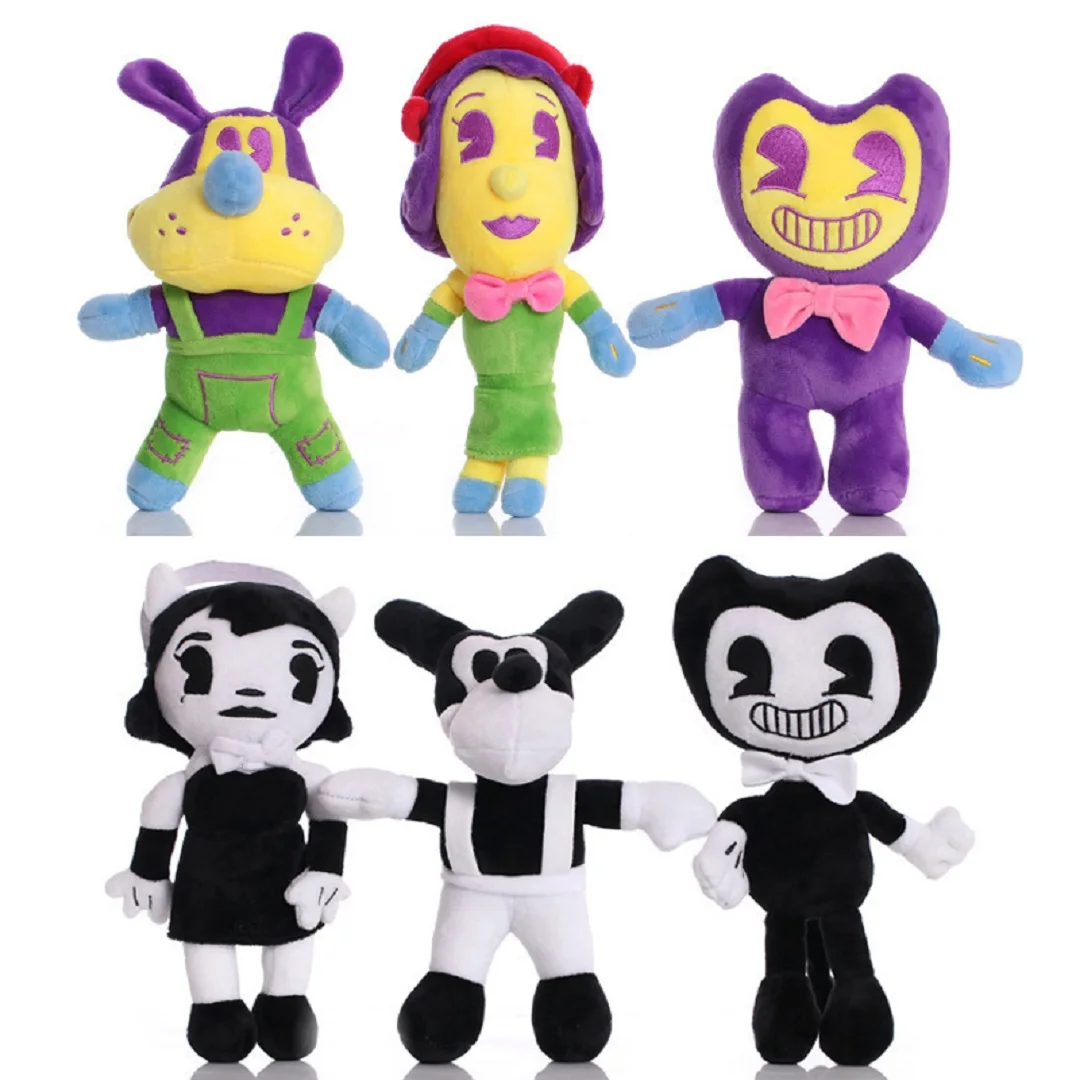 Halloween Gift Bandy and Ink Printer Thriller Game Plush Toy Size 30c/50cm Plush Doll Soft Toys For Children Kid Christmas Gift
Halloween Gift Bandy and Ink Printer Thriller Game Plush Toy Size 30c/50cm Plush Doll Soft Toys For Children Kid Christmas Gift