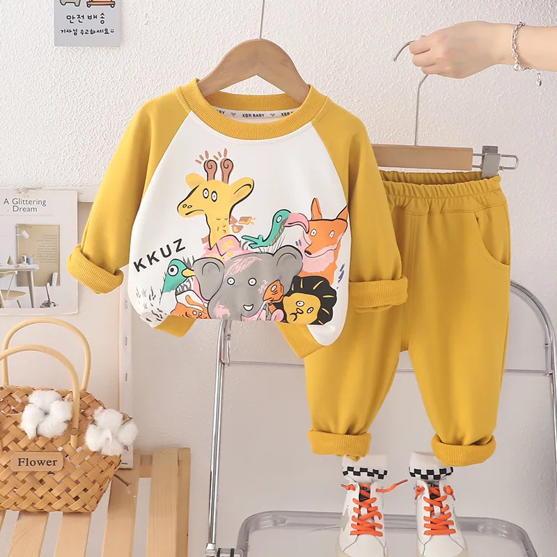 Toddler Boys Fall Outfits 2024 Autumn Baby Boy Clothes 1 to 5 Year Casual Long Sleeve T-shirts and Pants for Kids Girls Suit Set
Toddler Boys Fall Outfits 2024 Autumn Baby Boy Clothes 1 to 5 Year Casual Long Sleeve T-shirts and Pants for Kids Girls Suit Set