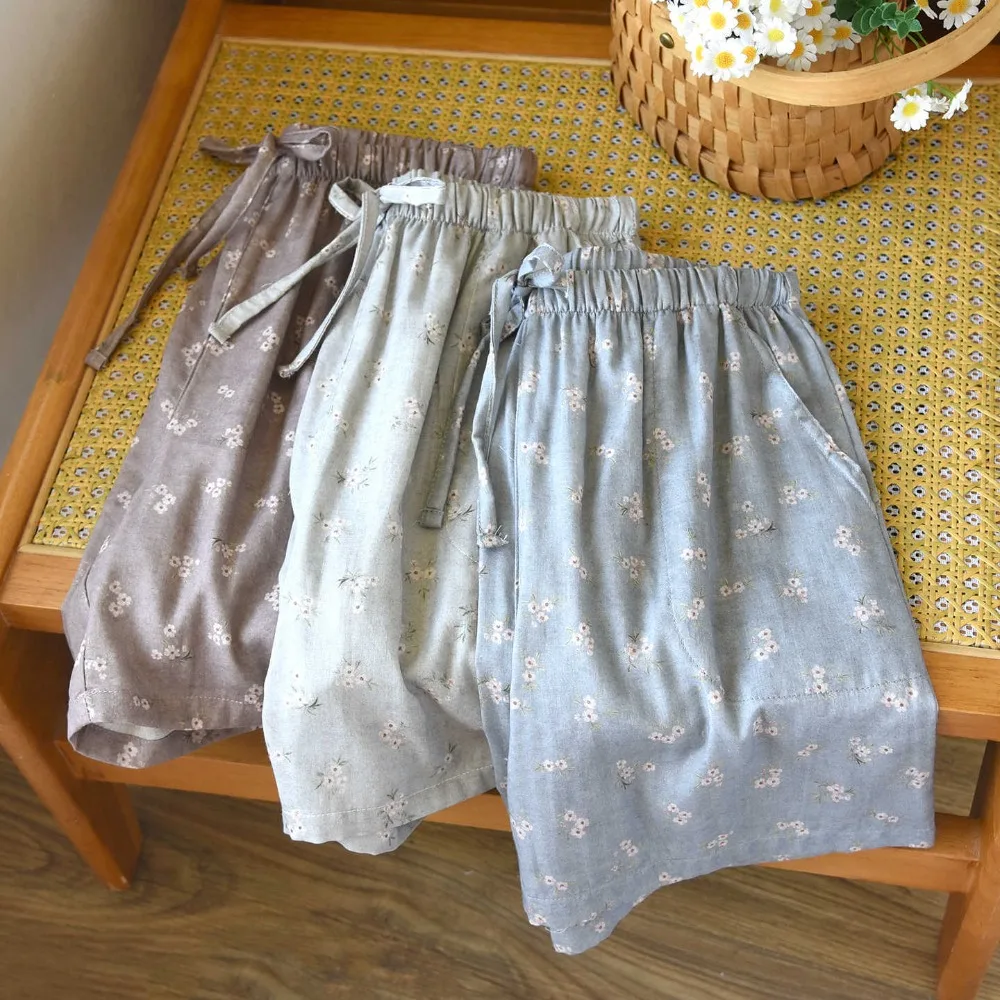 Summer Homewear Women's Shorts Comfortable Floral Pyjama Pants Sleep Bottoms Cotton Casual Sleepwear Loungewear Pajama Pants
Summer Homewear Women's Shorts Comfortable Floral Pyjama Pants Sleep Bottoms Cotton Casual Sleepwear Loungewear Pajama Pants