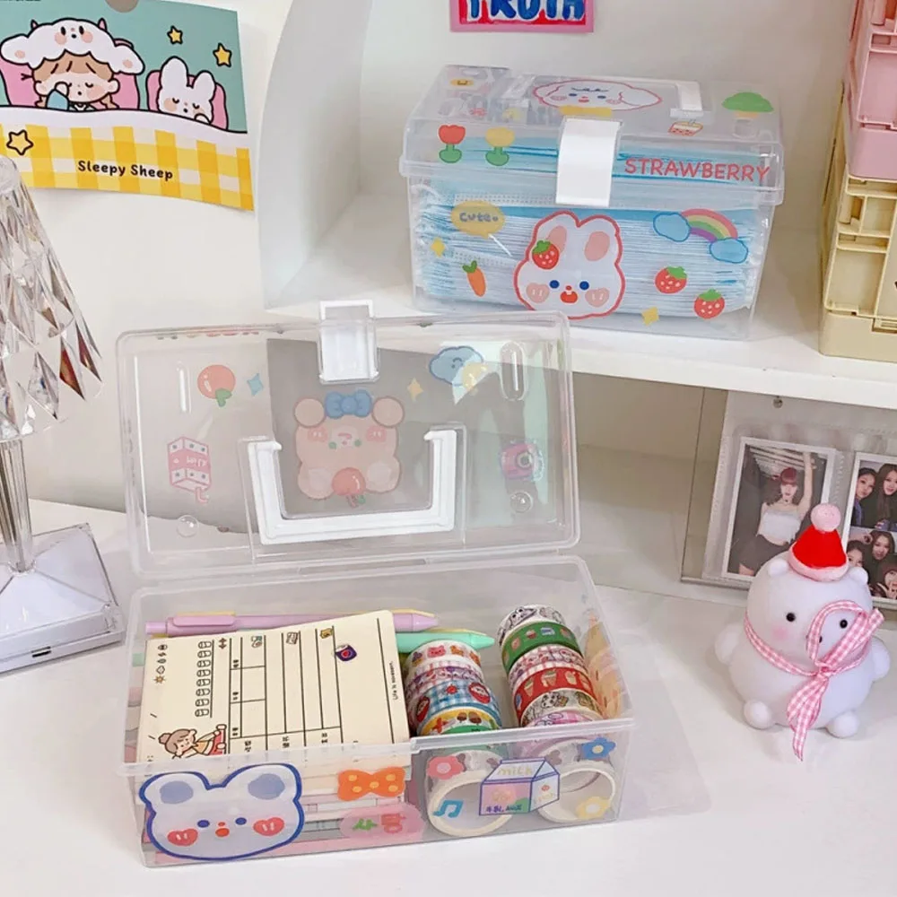 Plastic Brush Storage Box Transparent Medicine Box Portable Box Organizer Box Multipurpose Simple Portable Durable Art Toolbox
Plastic Brush Storage Box Transparent Medicine Box Portable Box Organizer Box Multipurpose Simple Portable Durable Art Toolbox