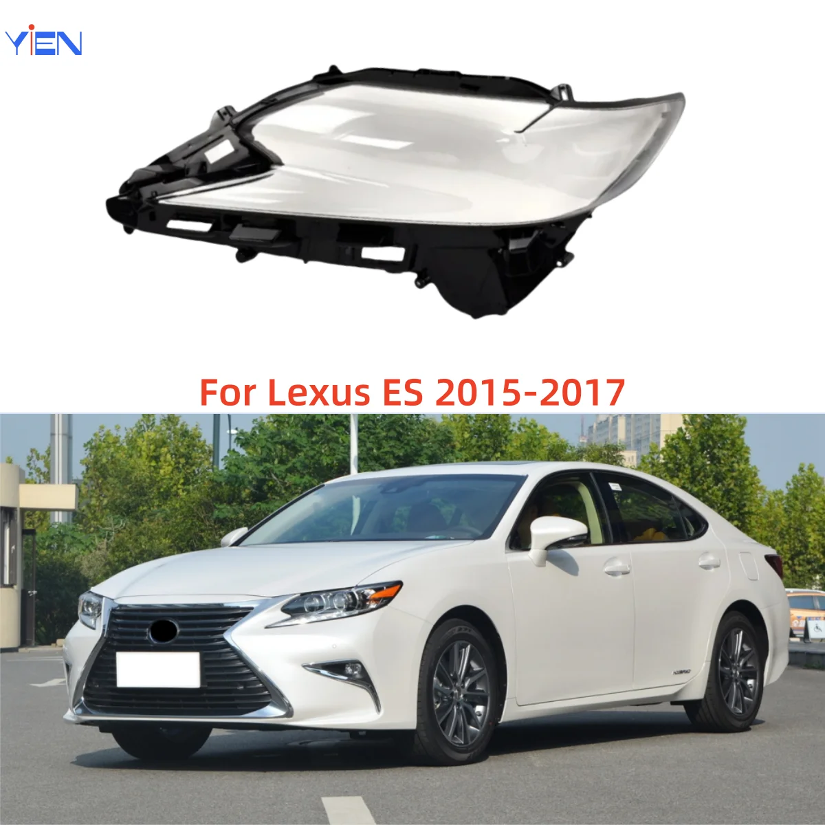 For Lexus ES ES200 ES250 ES300 ES300h 2015 2016 2017 Headlamp Lens Headlight Cover Car Replacement Front Head Light Auto Shell
For Lexus ES ES200 ES250 ES300 ES300h 2015 2016 2017 Headlamp Lens Headlight Cover Car Replacement Front Head Light Auto Shell