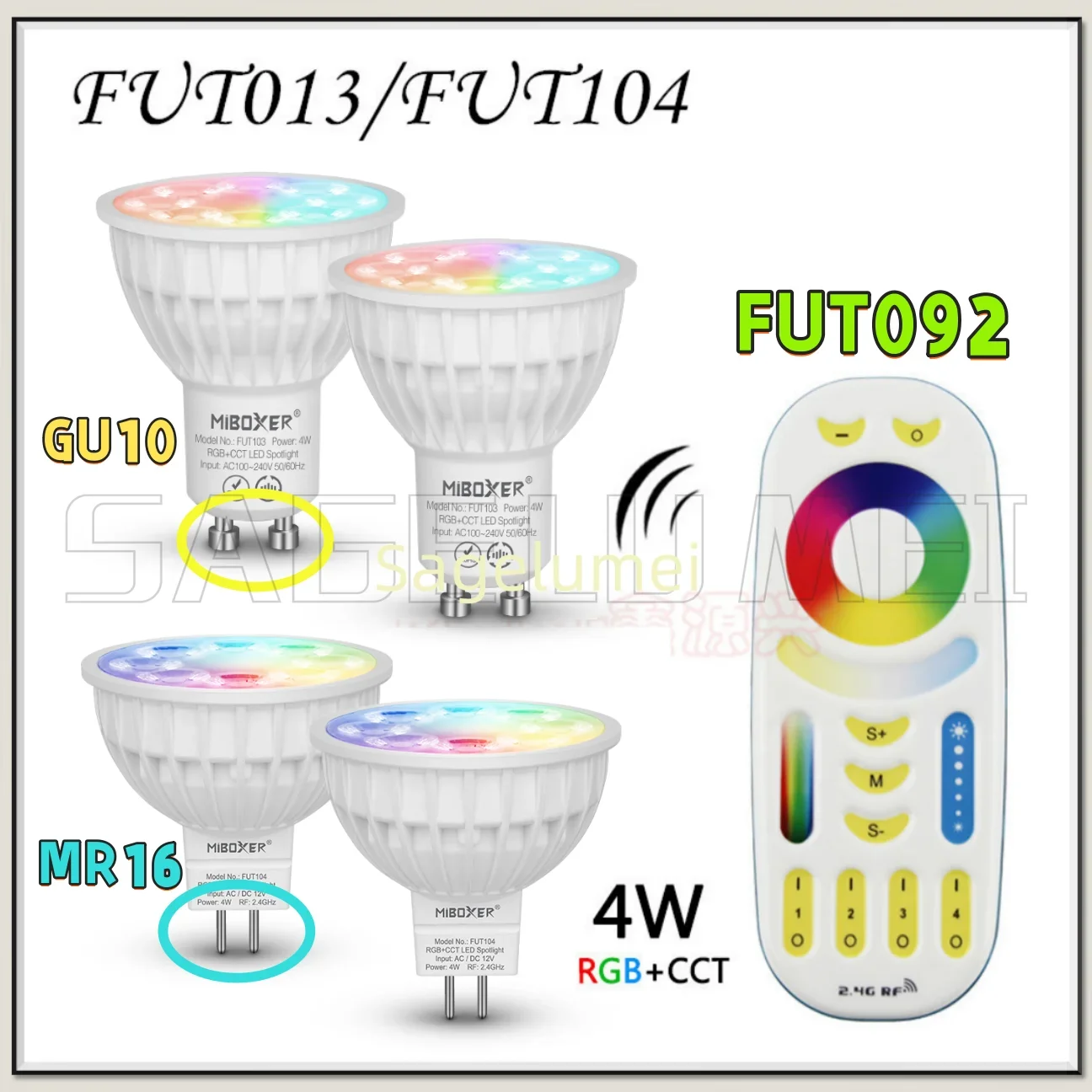 MIBOXER 2,4G GU10/MR16 RGB + CCT светодиодный прожектор 4 Вт FUT103 AC100-240 В/FUT104 AC/DC12V Smart APP светодиодная лампа FUT092 RF пульт дистанционного управления
MIBOXER 2,4G GU10/MR16 RGB + CCT светодиодный прожектор 4 Вт FUT103 AC100-240 В/FUT104 AC/DC12V Smart APP светодиодная лампа FUT092 RF пульт дистанционного управления