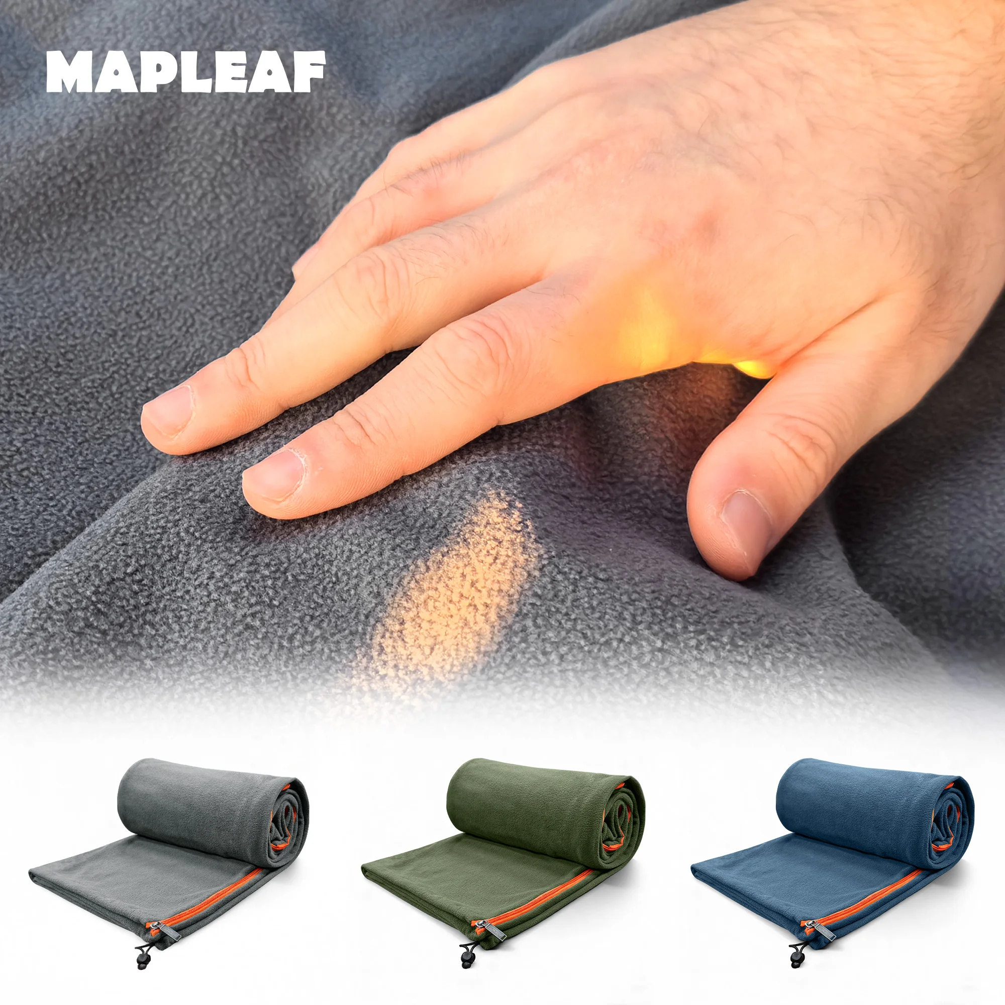 MAPLEAF Polar Sleeping Bag Liner Fleece Sleeping Bag Winter Ultralight Warm Camping Blanket Cold Weather Tent Bed Travel Sheets
MAPLEAF Polar Sleeping Bag Liner Fleece Sleeping Bag Winter Ultralight Warm Camping Blanket Cold Weather Tent Bed Travel Sheets