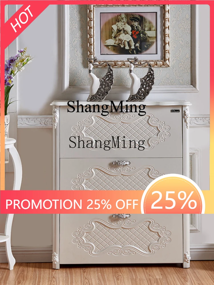 CL опрокидывающийся шкаф для обуви, простой современный белый резной бытовой входной шкаф для прихожей
CL опрокидывающийся шкаф для обуви, простой современный белый резной бытовой входной шкаф для прихожей