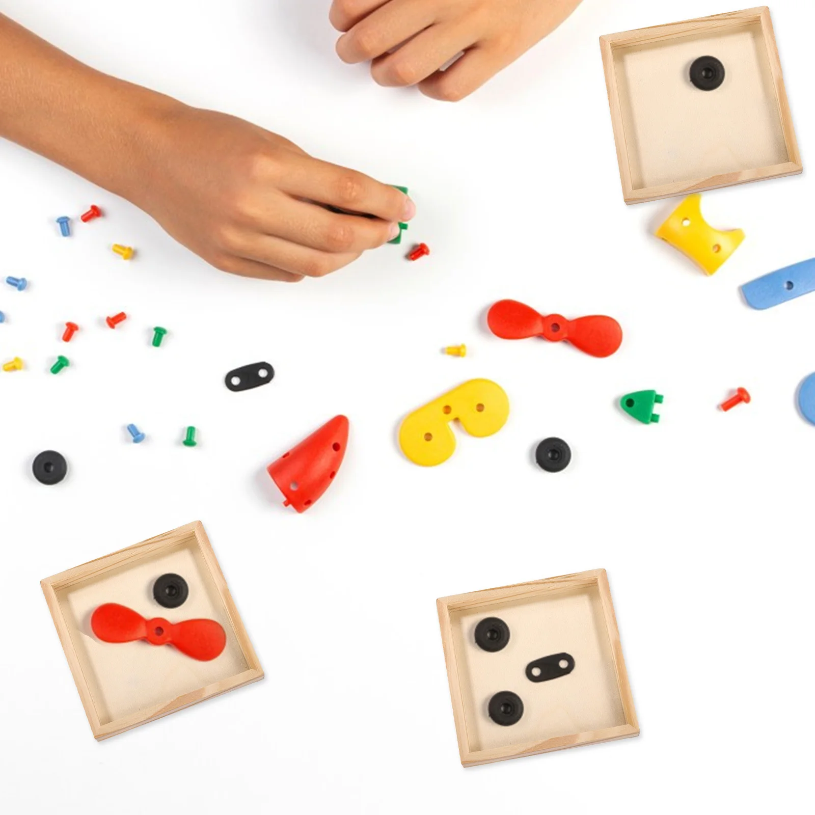 4Pcs Wooden Puzzle Sorting Trays Professional Cube Block Organizer Storage Tray for 3D Puzzle Accessories
4Pcs Wooden Puzzle Sorting Trays Professional Cube Block Organizer Storage Tray for 3D Puzzle Accessories