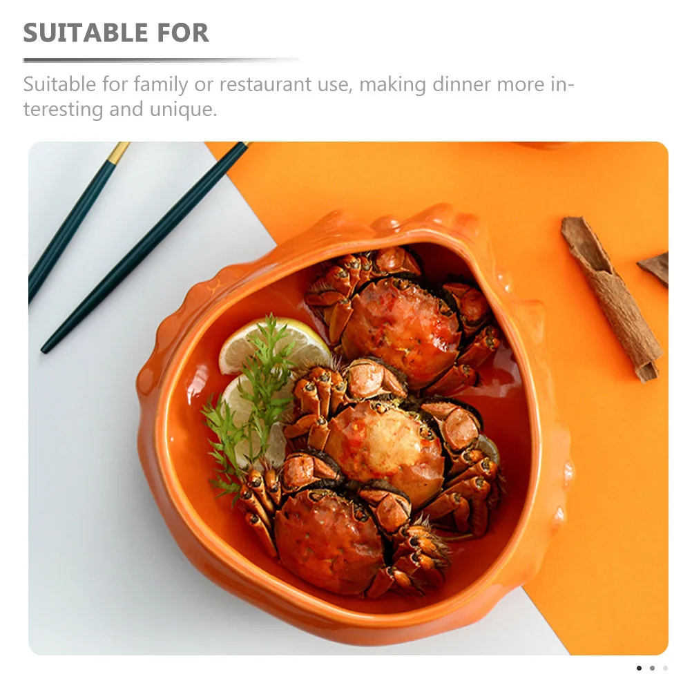 Керамическая тарелка для еды в форме краба, тарелка для хранения в стиле краба для приправ, соусов, десертов, домашнего использования в японском стиле 
Керамическая тарелка для еды в форме краба, тарелка для хранения в стиле краба для приправ, соусов, десертов, домашнего использования в японском стиле