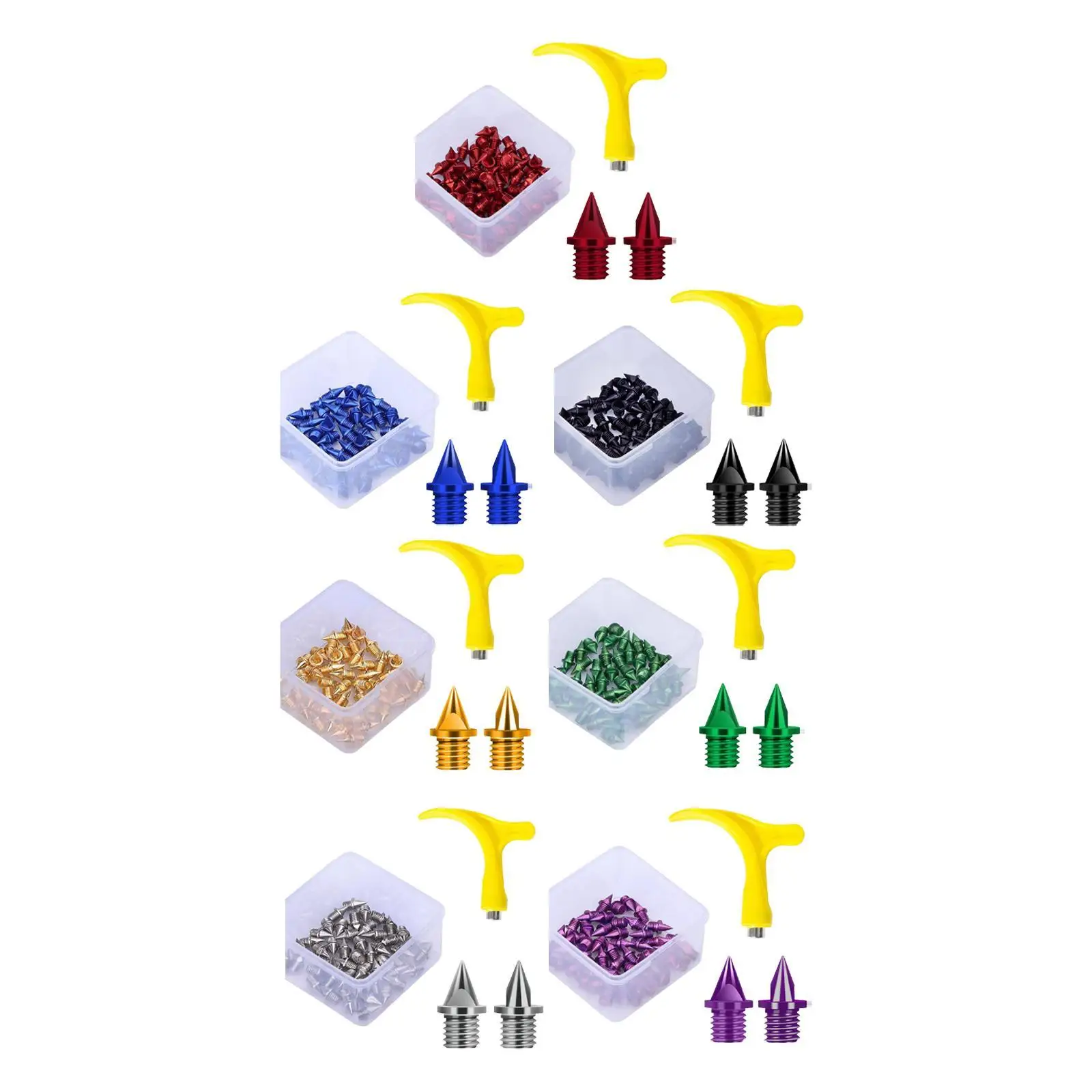 50Pcs Track Shoe Spikes Professional 5mm Practical Replacement for Short Distance Running Outdoor Competition Sprint Training
50Pcs Track Shoe Spikes Professional 5mm Practical Replacement for Short Distance Running Outdoor Competition Sprint Training
