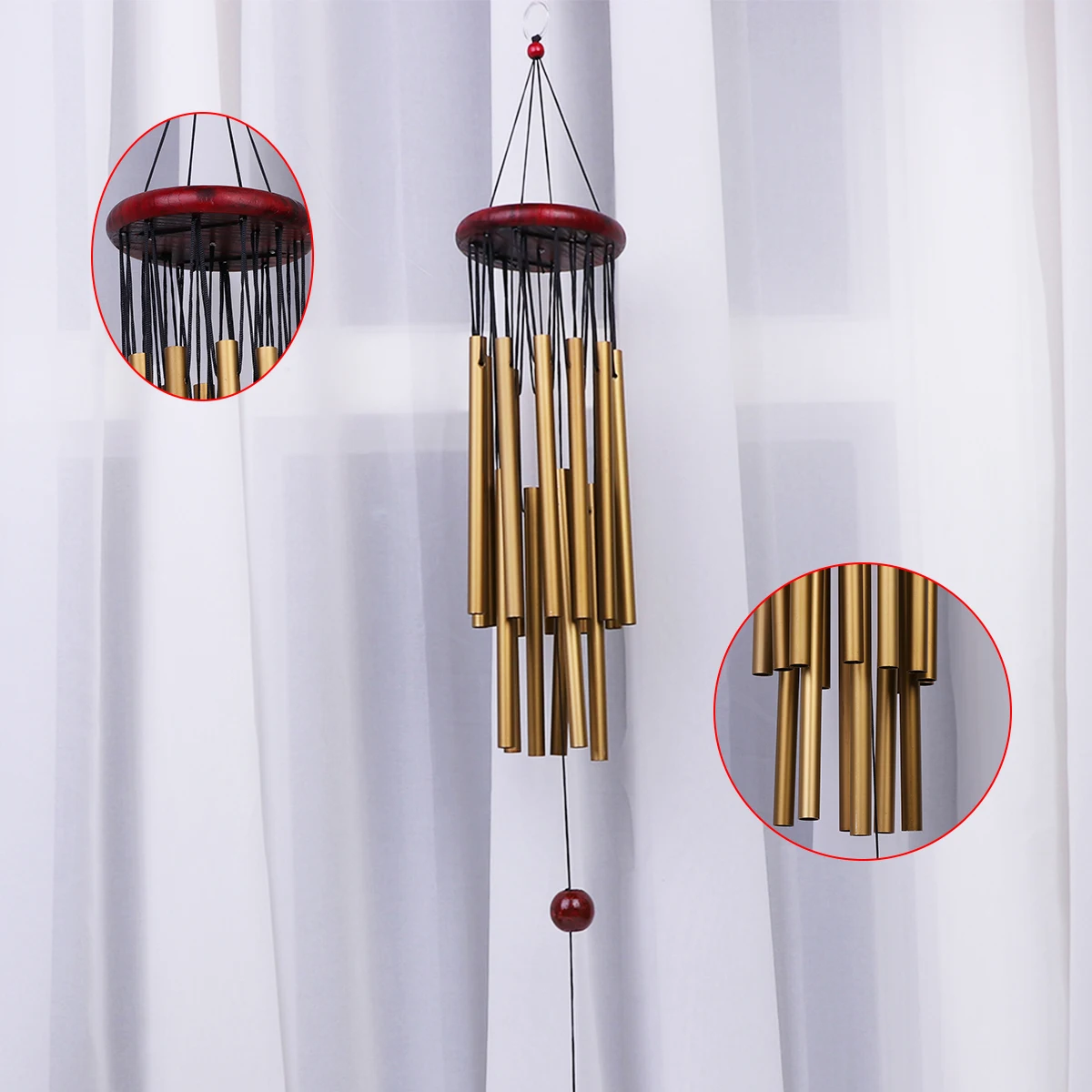 Premium Metal Chime Hanging Bell Decor Hanging Decorative Wind Bell Creative Chimes Balcony Porch Sound Gift
Premium Metal Chime Hanging Bell Decor Hanging Decorative Wind Bell Creative Chimes Balcony Porch Sound Gift