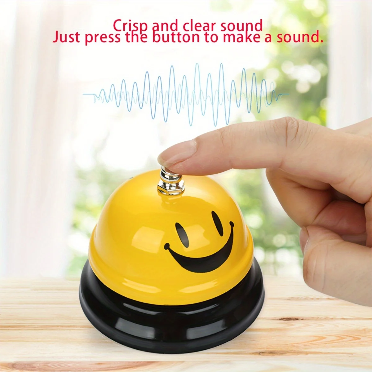 Versatile Hand-Pressed Bell for Dining, Classroom & Pet Training - Portable & Battery-Free
Versatile Hand-Pressed Bell for Dining, Classroom & Pet Training - Portable & Battery-Free
