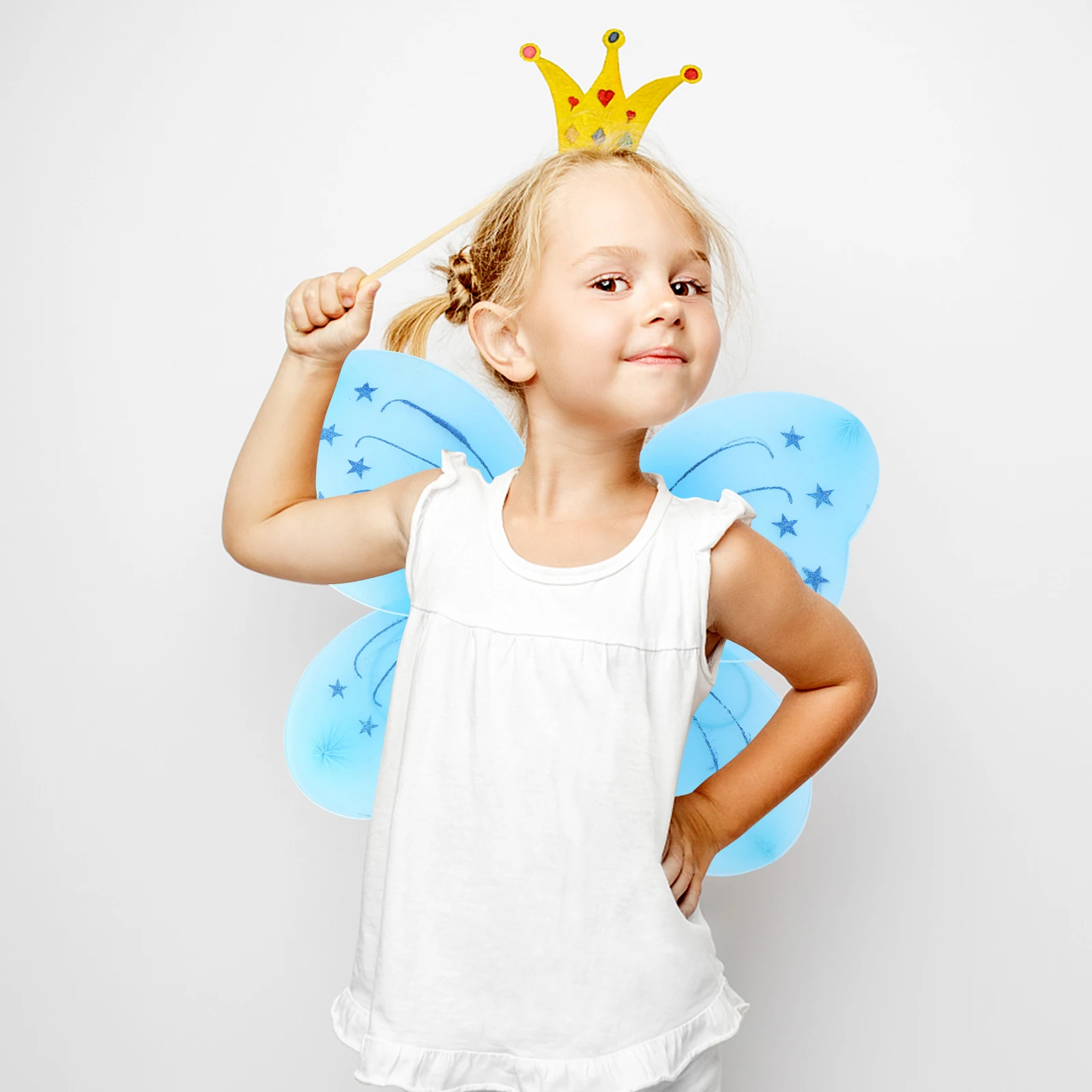 4Pcs Butterfly Tutu Skirt Fairy Wand Tutu Set Wand Wings Costume Headband Headband Girls Party Stage Accessories
4Pcs Butterfly Tutu Skirt Fairy Wand Tutu Set Wand Wings Costume Headband Headband Girls Party Stage Accessories