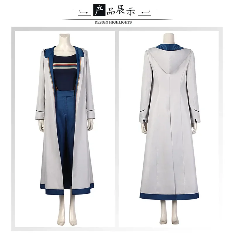 Доктор Косплей Костюм Кто 13, злодей Дзиккс Муссон, наряд из фильма, ветровка, маскарад, Хэллоуин, карнавал, женская ролевая одежда
Доктор Косплей Костюм Кто 13, злодей Дзиккс Муссон, наряд из фильма, ветровка, маскарад, Хэллоуин, карнавал, женская ролевая одежда