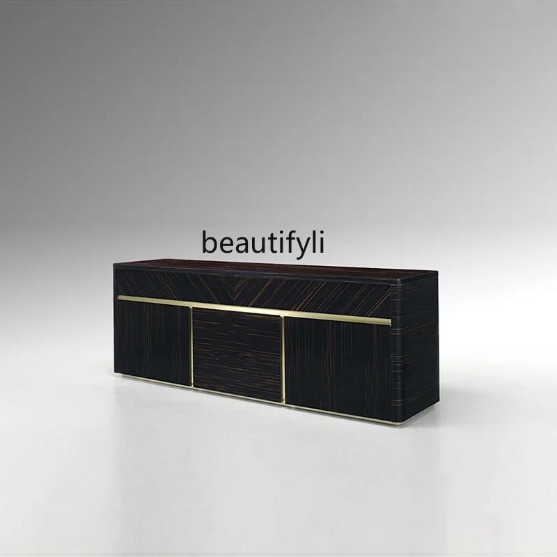 Italian Style Light Luxury Solid Wood Sideboard Post-Modern Simple Villa Home Entrance Cabinet Large Apartment Gold Silk Ebony D
Italian Style Light Luxury Solid Wood Sideboard Post-Modern Simple Villa Home Entrance Cabinet Large Apartment Gold Silk Ebony D