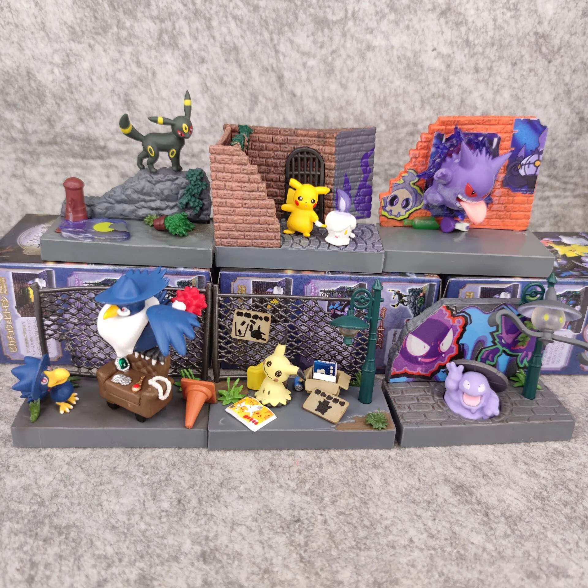 Pokemon Dark Town Gengar Pikachu Moonlit Umbreon Mystery слепая коробка подарки игрушечная модель аниме фигурка коллекционировать
Pokemon Dark Town Gengar Pikachu Moonlit Umbreon Mystery слепая коробка подарки игрушечная модель аниме фигурка коллекционировать