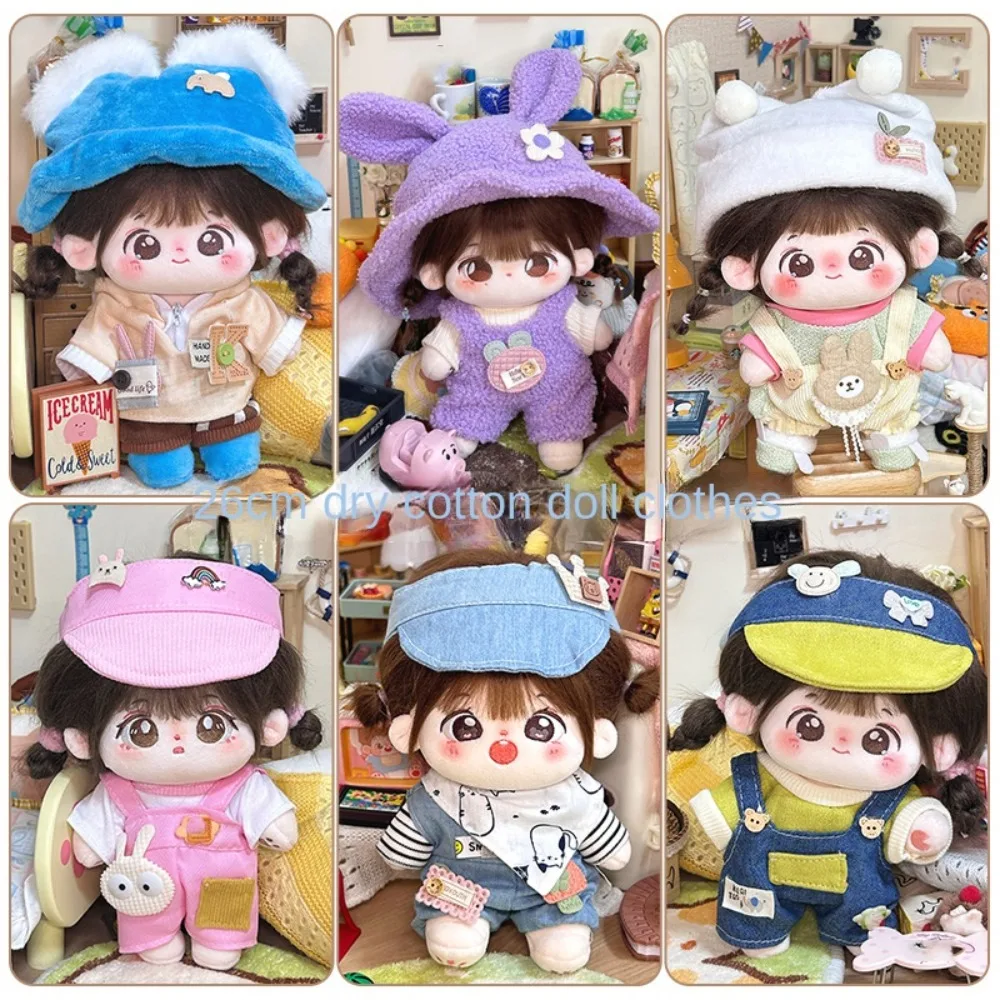 Mini Animal Style 20cm Plush Doll Clothes Jumpsuit Purple Stuffed Dolls Dress Set Sweet Cute Mini Plush Doll's Clothes Children
Mini Animal Style 20cm Plush Doll Clothes Jumpsuit Purple Stuffed Dolls Dress Set Sweet Cute Mini Plush Doll's Clothes Children