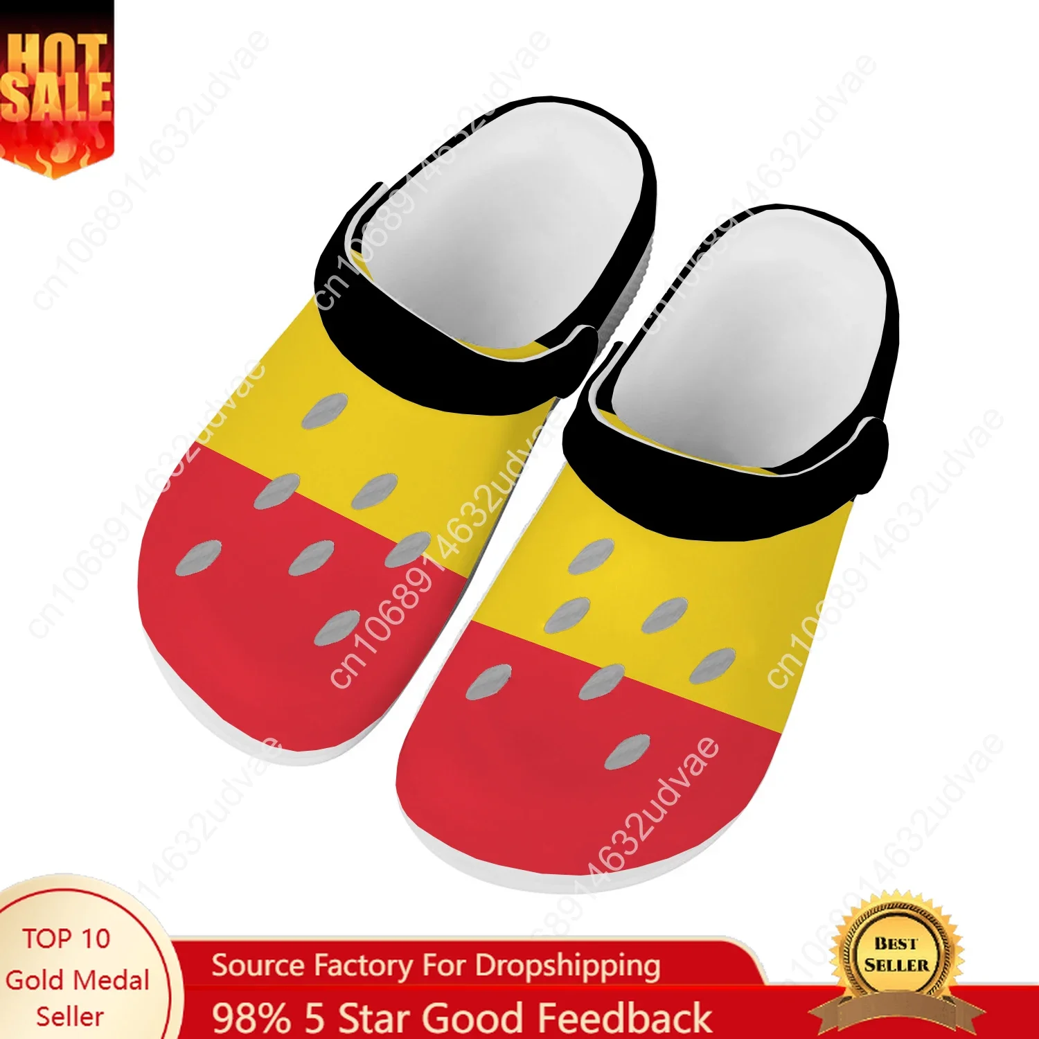 Belgium National Flag Water Shoes Men Women Comfortable Home Garden Clogs Customizd Sandals Beach Breathable Hole Slippers
Belgium National Flag Water Shoes Men Women Comfortable Home Garden Clogs Customizd Sandals Beach Breathable Hole Slippers