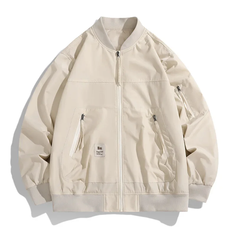 Flight Suit Baseball Collar Jacket Coats Version Loose Quality Comfortable Fabric Skin-friendly Breathable Crisp Version Coats
Flight Suit Baseball Collar Jacket Coats Version Loose Quality Comfortable Fabric Skin-friendly Breathable Crisp Version Coats
