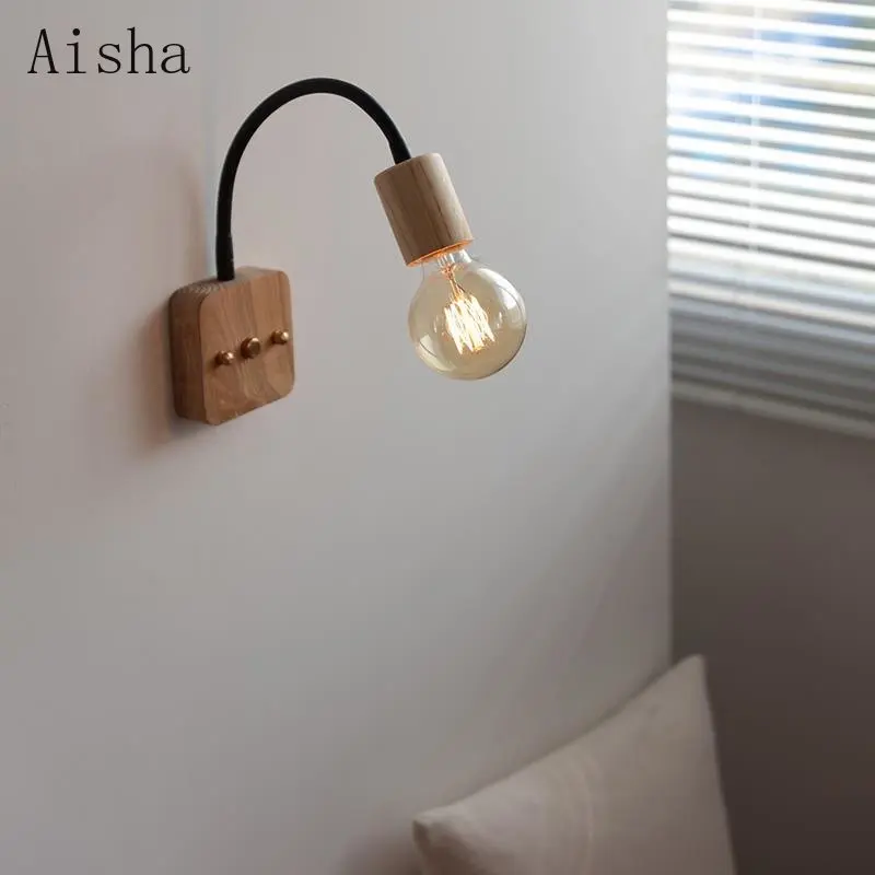 Japanese Walnut Wood Wall Lamp Ins Bedroom Bedhead Adjustable Wall SconcesNordic Corridor Staircase LED Wall Decoration Light
Japanese Walnut Wood Wall Lamp Ins Bedroom Bedhead Adjustable Wall SconcesNordic Corridor Staircase LED Wall Decoration Light