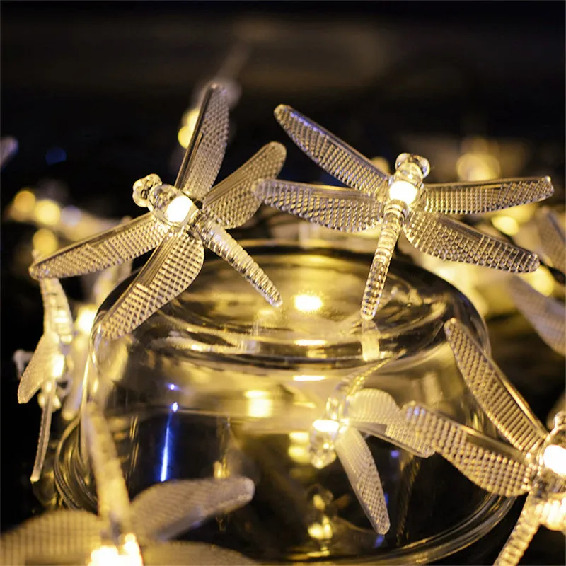 Outdoor Camping Solar Dragonfly String Lights Fairy Lights Garland Holiday Lighting Wedding Garden Tree Patio Party Decoration
Outdoor Camping Solar Dragonfly String Lights Fairy Lights Garland Holiday Lighting Wedding Garden Tree Patio Party Decoration