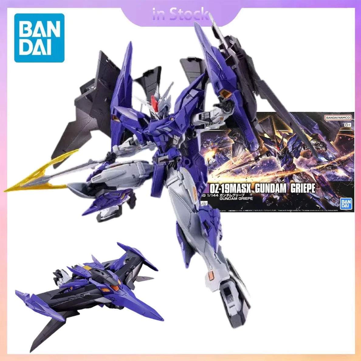 Bandai HGUC 1/144 OZ 19MASX Gundam Griepe Anime Action Figure Model Kit Collectible Toy for Fans Toys Gifts In Stock
Bandai HGUC 1/144 OZ 19MASX Gundam Griepe Anime Action Figure Model Kit Collectible Toy for Fans Toys Gifts In Stock