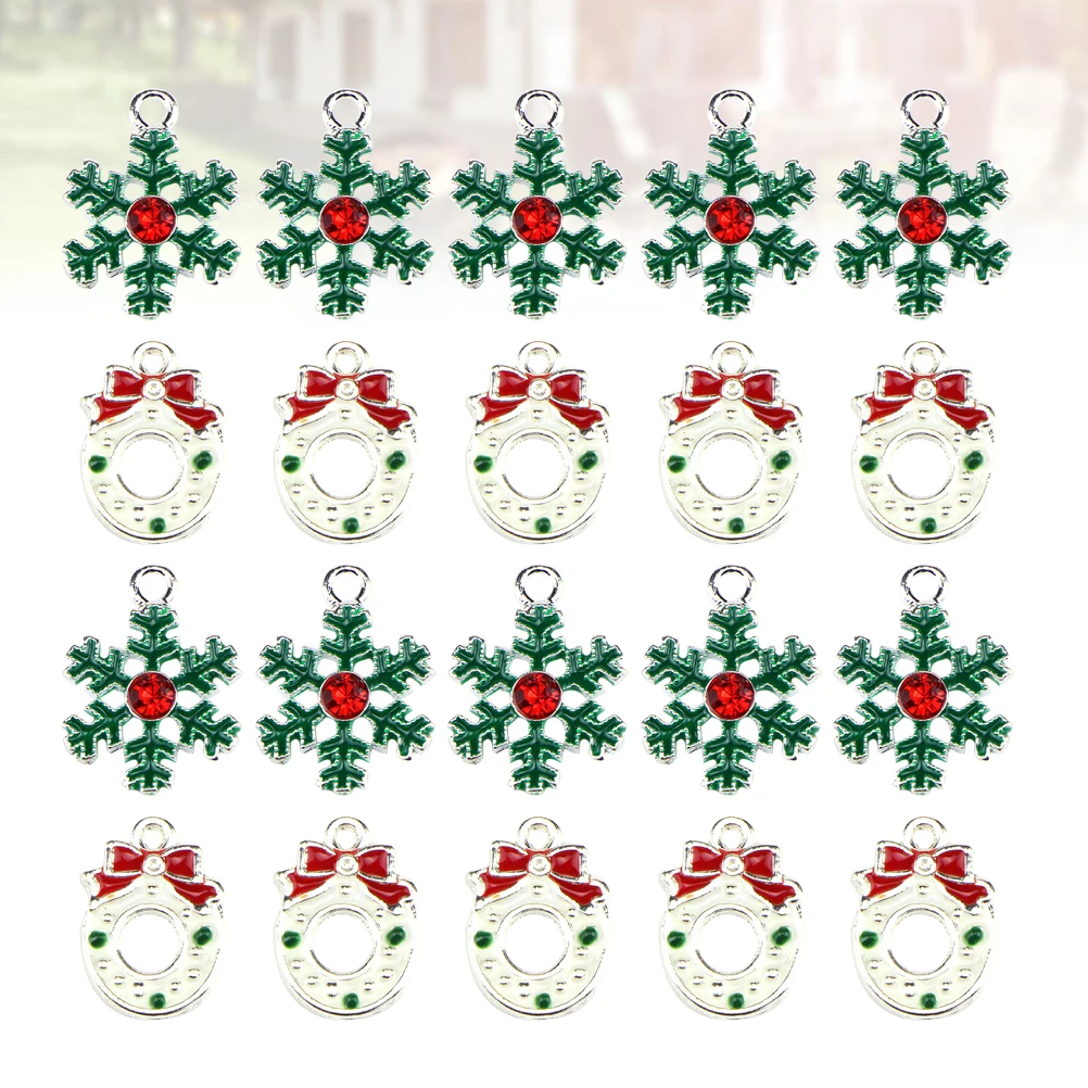 20 Pcs Alloy Oil Drop Pendant Christmas Decorations Charms for Crafts Jewelry Pendants
20 Pcs Alloy Oil Drop Pendant Christmas Decorations Charms for Crafts Jewelry Pendants