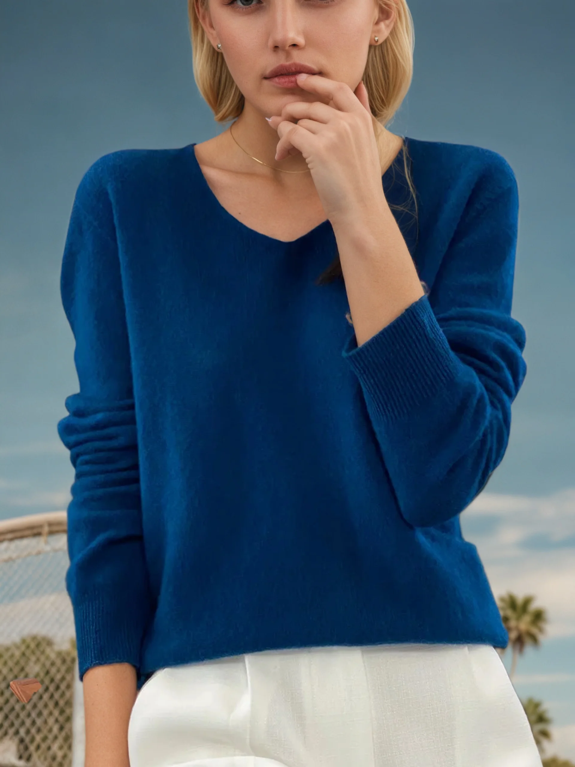 Women 100% Merino Wool Pullover Autumn Winter V-neck Cashmere Sweater Basic Casual Solid Elegant Tops Fashion Clothing
Women 100% Merino Wool Pullover Autumn Winter V-neck Cashmere Sweater Basic Casual Solid Elegant Tops Fashion Clothing