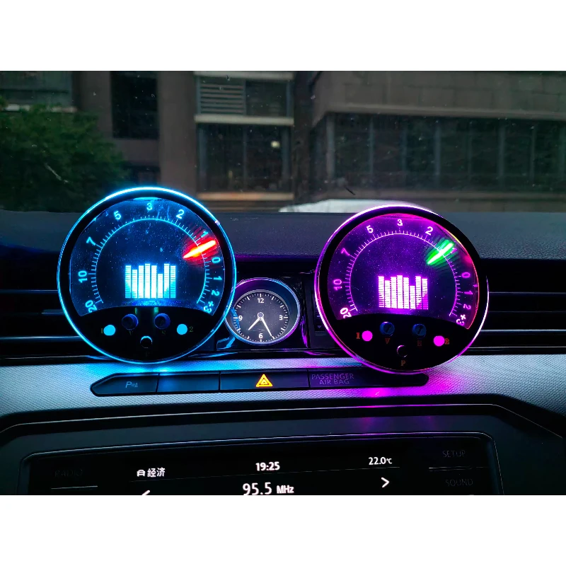 Car UV level meter display voice-activated wire-controlled brightness adjustable multi-color backlight swing pointer mode
Car UV level meter display voice-activated wire-controlled brightness adjustable multi-color backlight swing pointer mode