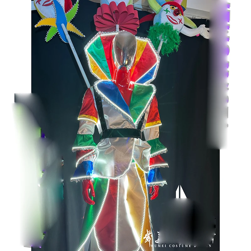 LED costume Park circus performance costumes Light up Commercial Paradise Show Cloth Carnival Outfit
LED costume Park circus performance costumes Light up Commercial Paradise Show Cloth Carnival Outfit