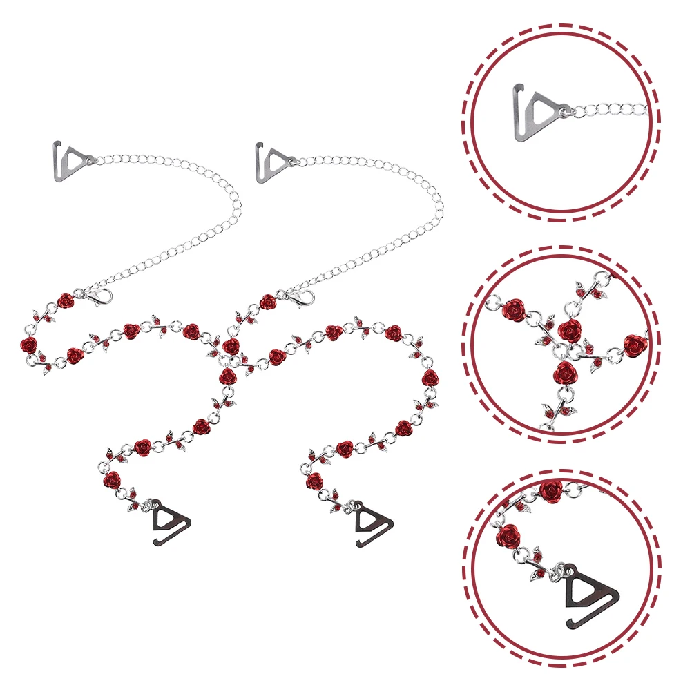 1 Pair Invisible Rhinestone Bra Strap Adjustable Non-Slip Shoulder Strap Replacement Rose Design Women Girls Underwear Accessory
1 Pair Invisible Rhinestone Bra Strap Adjustable Non-Slip Shoulder Strap Replacement Rose Design Women Girls Underwear Accessory