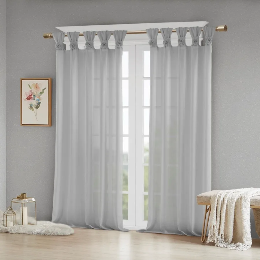 Floral Embroidered Cuff Tab Top Solid Curtain Panel for Living Room, Polyester Fabric, Beige, Elegant Design with Premium Textu
Floral Embroidered Cuff Tab Top Solid Curtain Panel for Living Room, Polyester Fabric, Beige, Elegant Design with Premium Textu