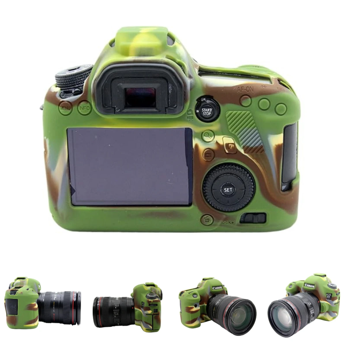 Lightweight Silicone Sleeve for Canon EOS 5D III IV 5D2 5D3 5D4 6D II 6D2 7D II 7D2 77D 600 700D - Scratch Resistant
Lightweight Silicone Sleeve for Canon EOS 5D III IV 5D2 5D3 5D4 6D II 6D2 7D II 7D2 77D 600 700D - Scratch Resistant