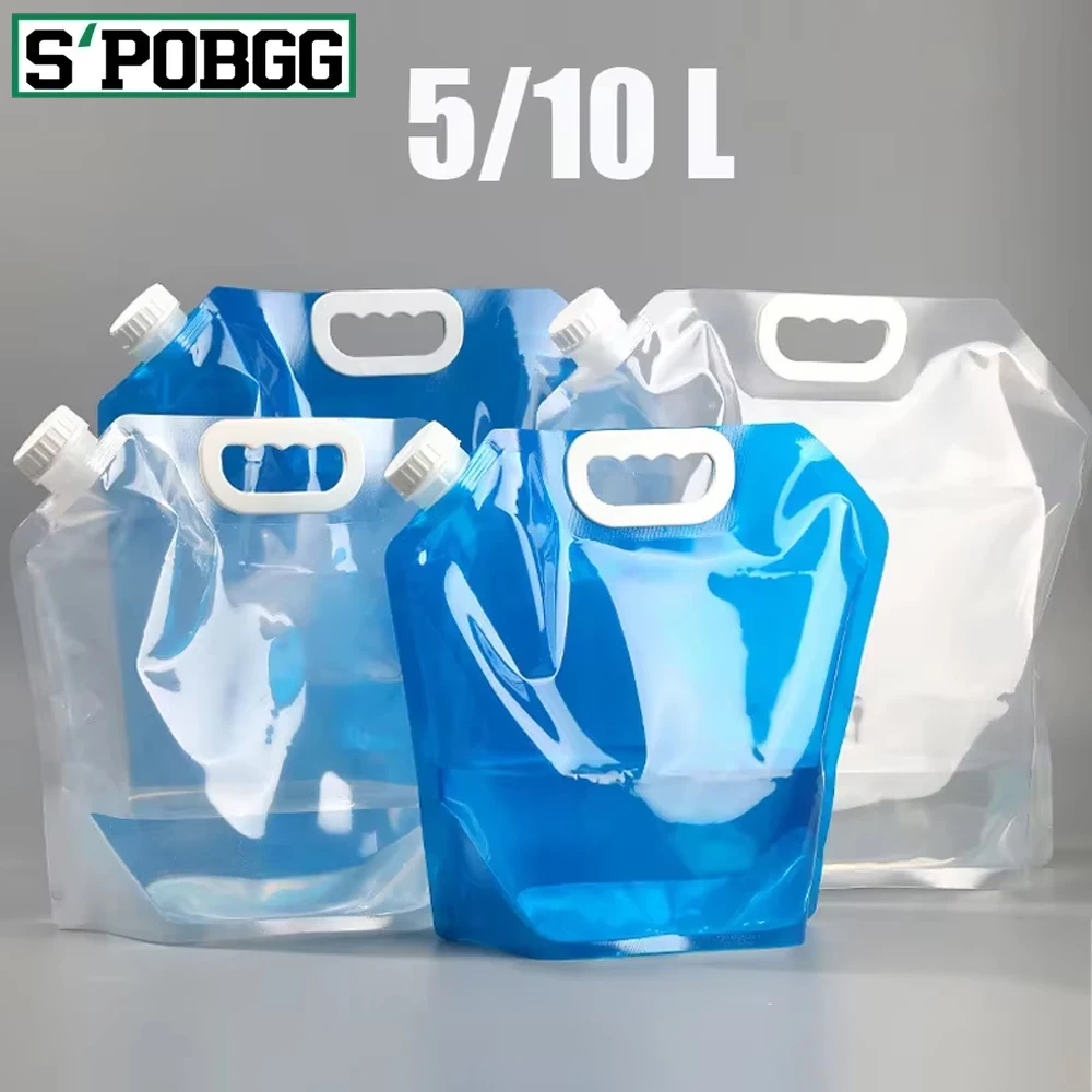 5/10L Outdoor Camping Water Bag Portable Folding Bucket Large Capacity Water Container with Handle Travel Camping Supplies
5/10L Outdoor Camping Water Bag Portable Folding Bucket Large Capacity Water Container with Handle Travel Camping Supplies