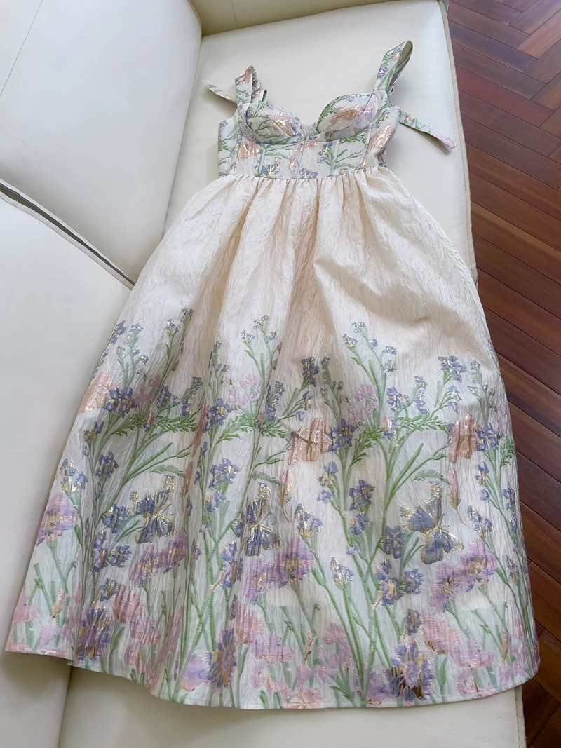 Ele Retro Oil Painting Feel Tea Break Dr High Waist A-Line Skirt Midi Dr for Women Summer Vaion Casual Date
Ele Retro Oil Painting Feel Tea Break Dr High Waist A-Line Skirt Midi Dr for Women Summer Vaion Casual Date