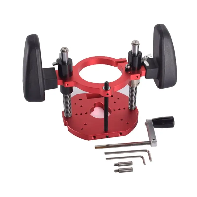 A04G-Plate Lift Base Router Lift For Motors Wood Router Working Bench DIY Tools Woodworking Tool Easy Install Red
A04G-Plate Lift Base Router Lift For Motors Wood Router Working Bench DIY Tools Woodworking Tool Easy Install Red